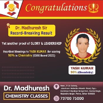 -Dr Madhuresh Chemistry Classes