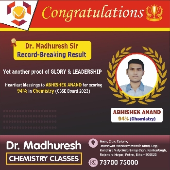 -Dr Madhuresh Chemistry Classes