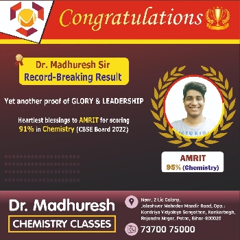 -Dr Madhuresh Chemistry Classes