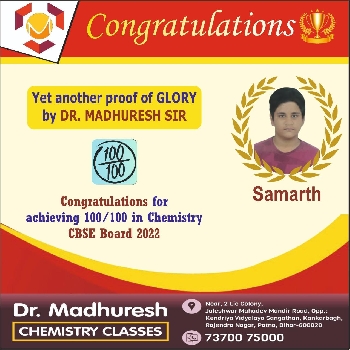 -Dr Madhuresh Chemistry Classes